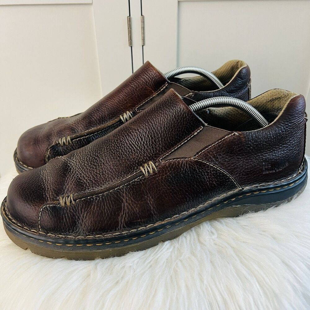 Dr. Martens 11233 Tevin Brown Leather Slip on Loafers Doc Marten Mens Size 13
